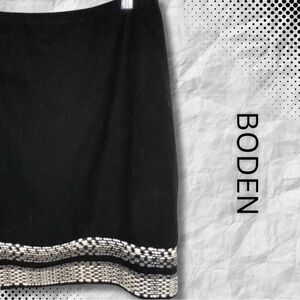 {Boden} WOOL Blend Mini Skirt